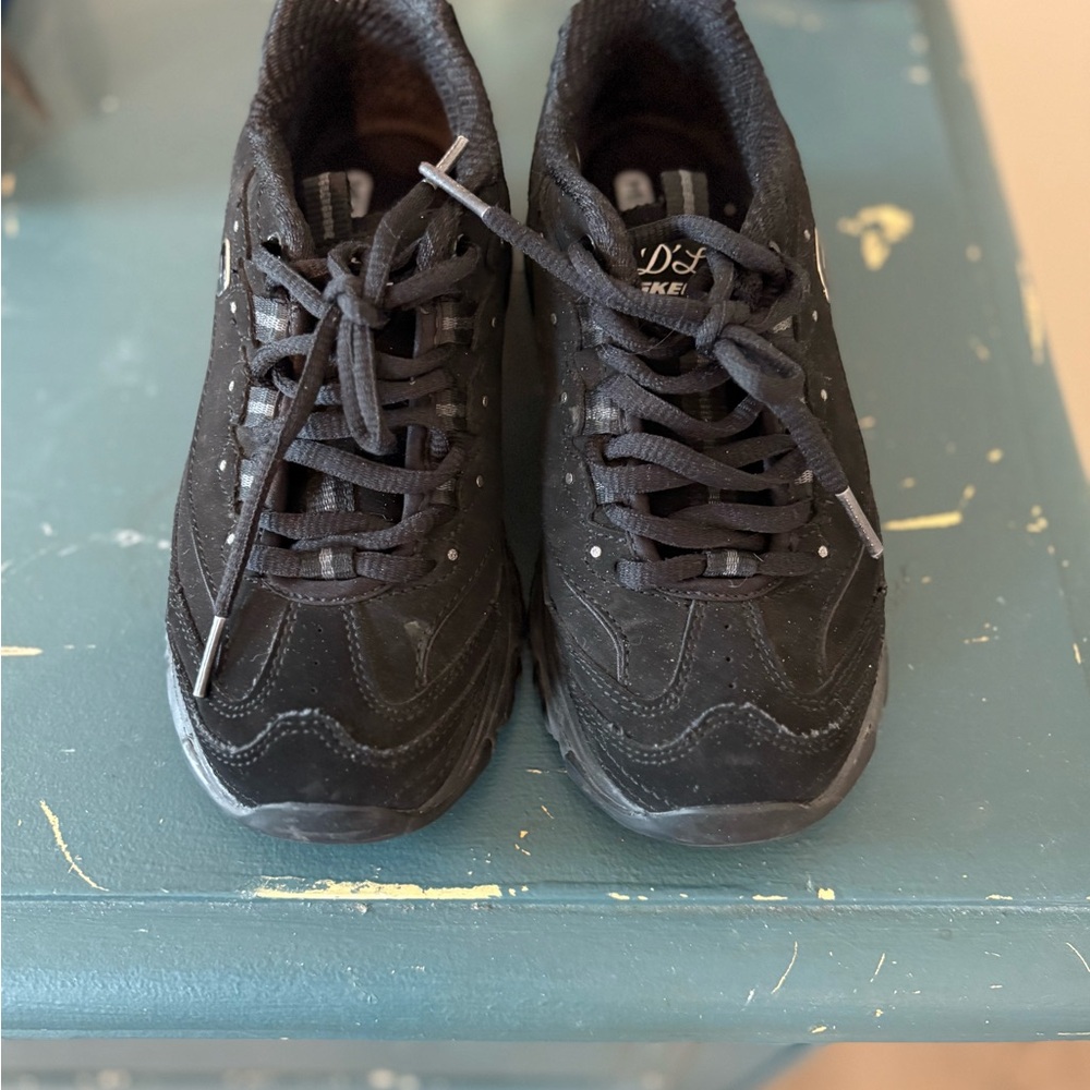 Skechers Black Sneakers with Supportive Sole